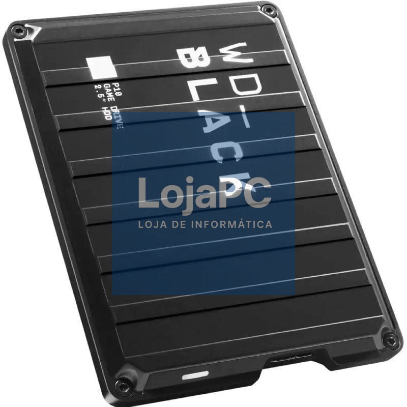 Disco externo Western Digital Black P10 Game Drive 2TB/ 2.5'/ USB 3.2/ Preto