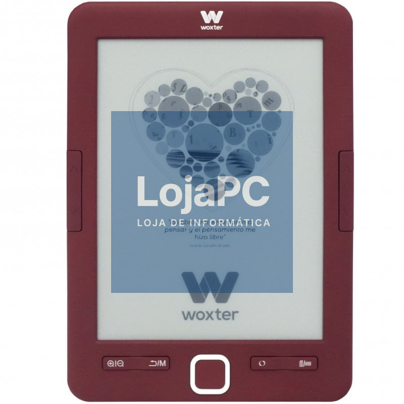 Libro Electrónico Ebook Woxter Scriba 195/ 6'/ Tinta Electrónica/ Vermelho