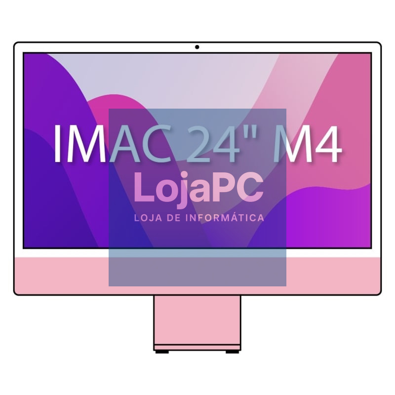 Apple iMac 24' Retina 4,5K / M4 10-Core CPU/ 16Gb/ 512Gb SSD/ 10-Core GPU/ Rosa