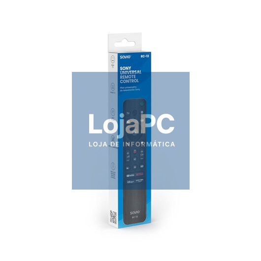 SAVIO RC-13 TV REMOTE CONTROL REPLACEMENT FOR SONY SMART TV