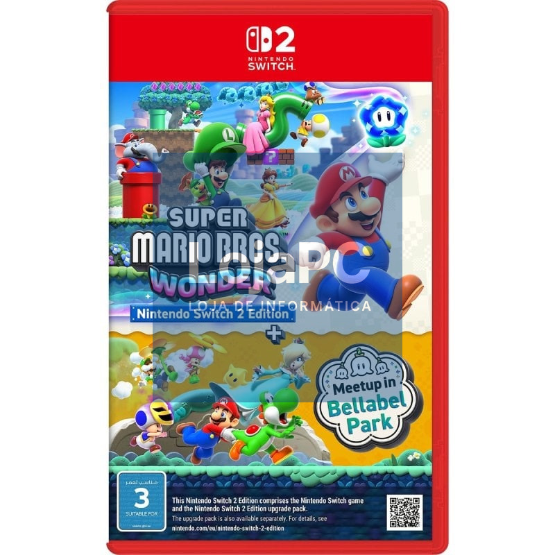 Jogo para Consola Nintendo Switch 2 Super Mario Bros. Wonder + Parque Belabel