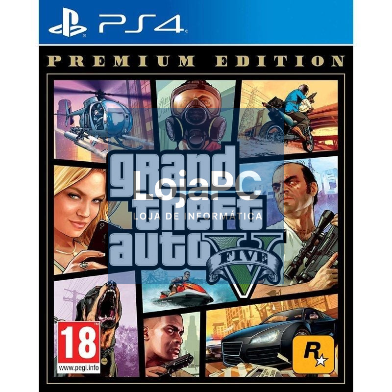 Jogo para Consola Sony PS4 Grand Theft Auto V Edición Premium