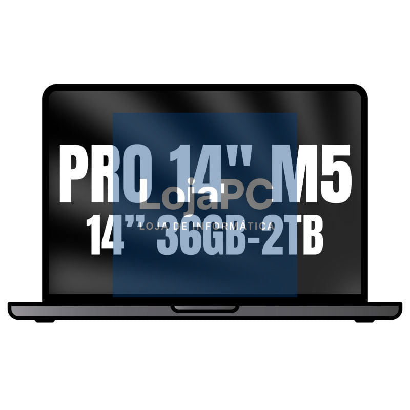 Apple Macbook Pro 14'/ M5 Max 18-Core CPU/ 36GB/ 2TB SSD/ 32-Core GPU/ Preto Espacial