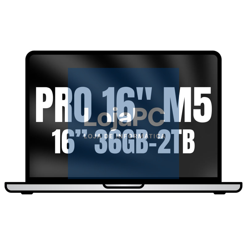 Apple Macbook Pro 16'/ M5 Max 18-Core CPU/ 36GB/ 2TB SSD/ 32-Core GPU/ Prateado