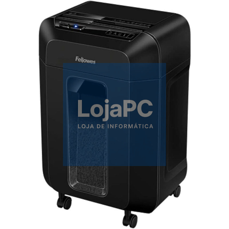 Destruidora Fellowes 80M/ Mini Corte de 4 x 12mm/ Preta