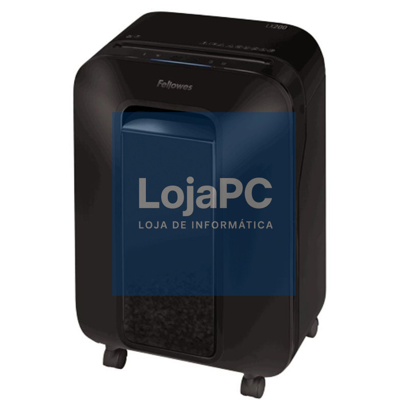 Destruidora Fellowes LX200/ Minicorte de 4 x 12mm/ Preta