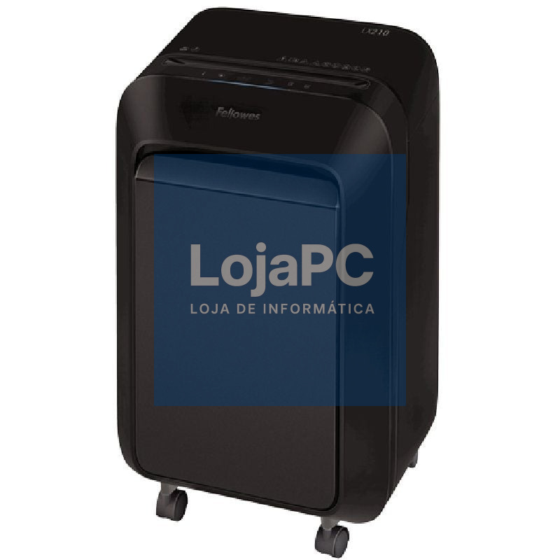Destruidora Fellowes LX210/ Minicorte de 4 x 12mm/ Preta