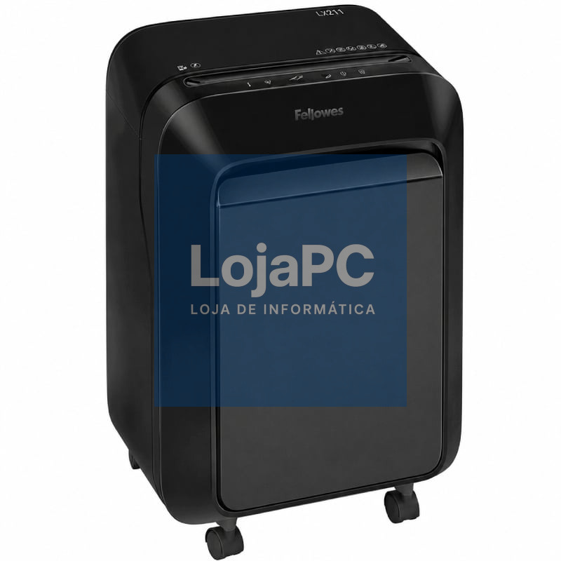 Destruidora Fellowes LX211/ Microcorte de 2 x 12mm/ Preta