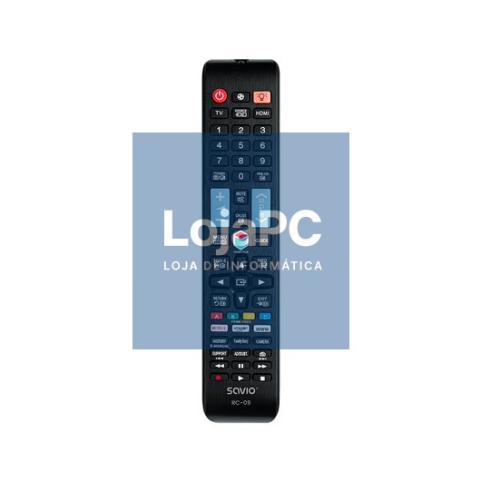 SAVIO RC-09 TV REMOTE CONTROL REPLACEMENT SAMSUNG SMART TV