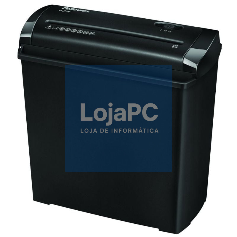 Destruidora Fellowes P-25S/ Corte en Tiras de 7mm/ Preta