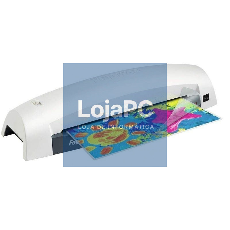 Plastificadora Fellowes Lunar A3 5716701/ até A3 y 80-125 Micras/ Branca y Preta