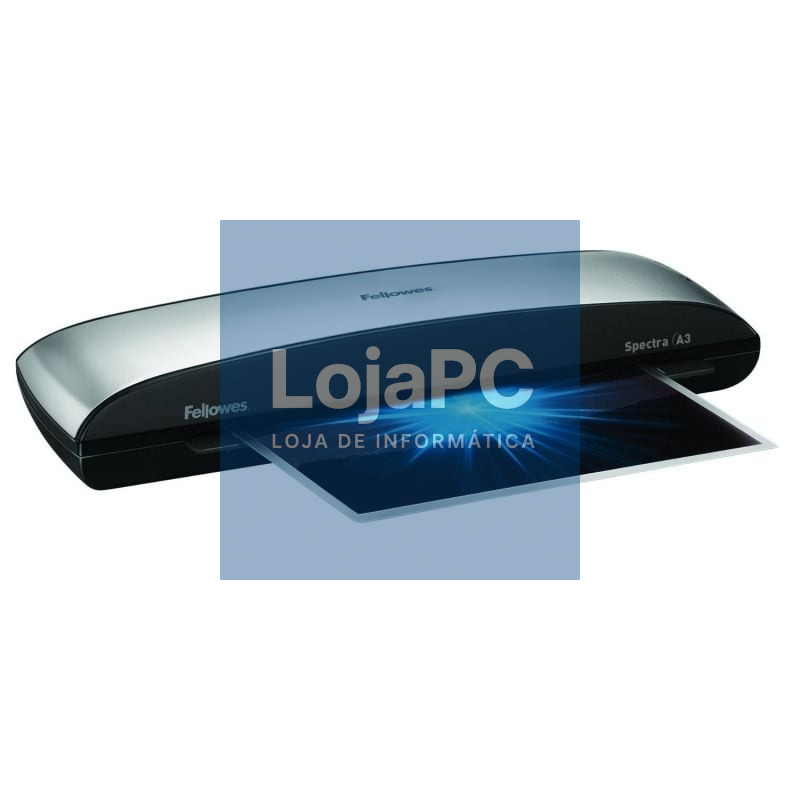 Plastificadora Fellowes Spectra A3/ até A3 y 125 Micras/ Cinzento y Preta