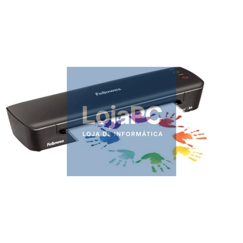 Plastificadora Fellowes Arc A4/ até A4 y 80 Micras/ Preta