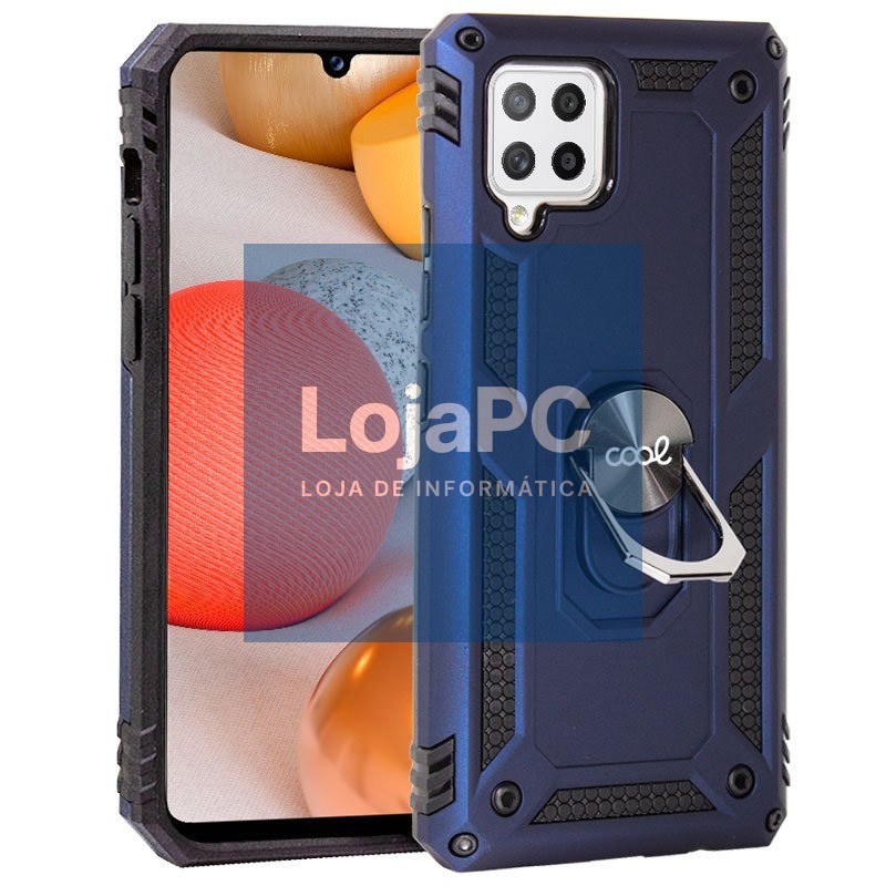 COOL Case for Samsung A426 Galaxy A42 5G Hard Ring Blue