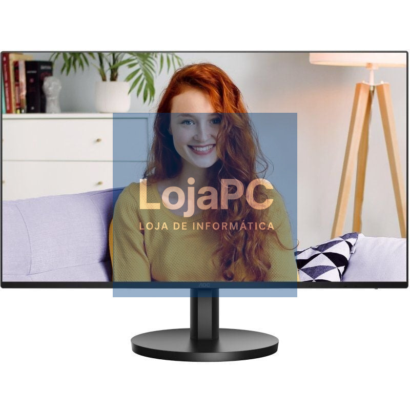 Monitor AOC 24B3HA2 23.8'/ Full HD/ Multimedia/ Preto
