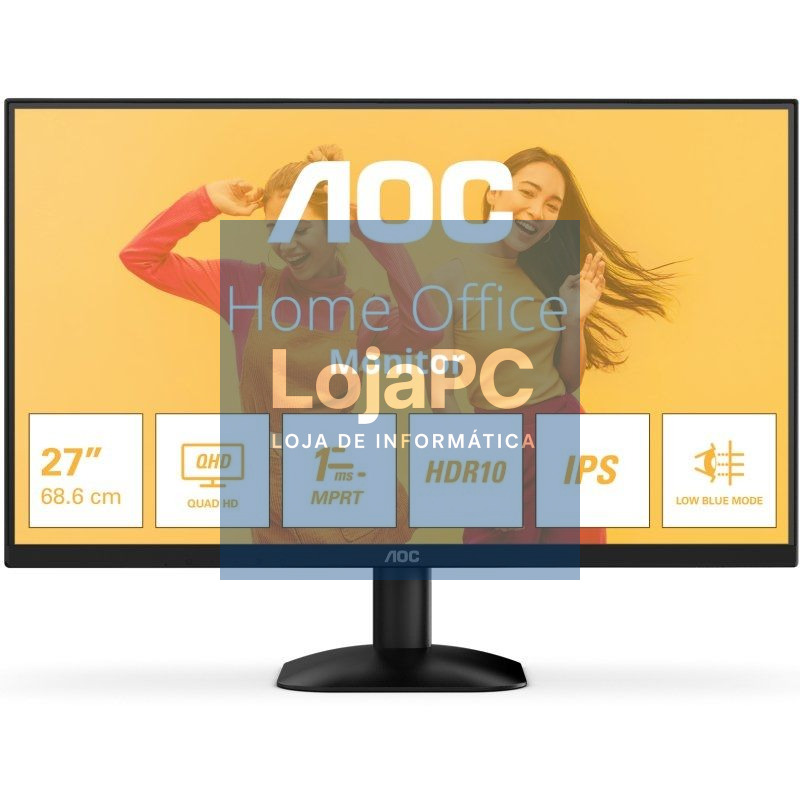 Monitor Profissional AOC Q27B35E 27'/ QHD/ Preto
