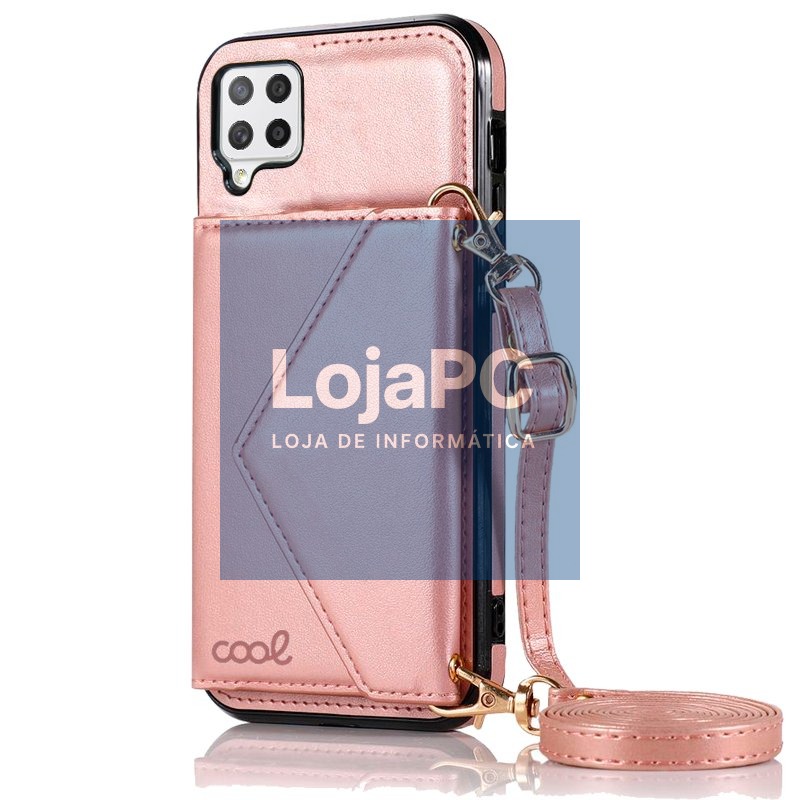 COOL Case for Samsung A426 Galaxy A42 5G Pendant Wallet Pink