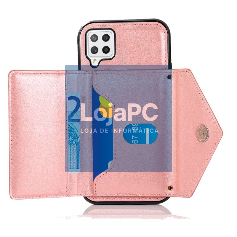 COOL Case for Samsung A426 Galaxy A42 5G Pendant Wallet Pink — imagem 3