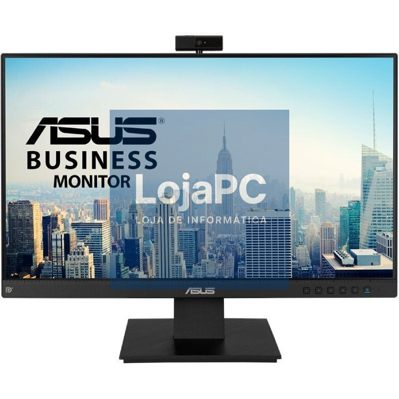 Monitor Profissional Asus BE24EQK 23.8'/ Full HD/ Webcam/ Multimedia/ Preto