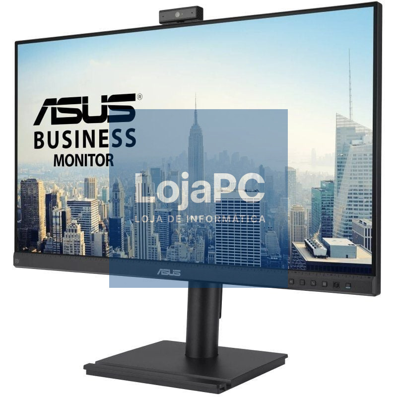 Monitor Profissional Asus BE279QFK 27'/ Full HD/ Webcam/ Multimedia/ Regulável en altura/ Preto