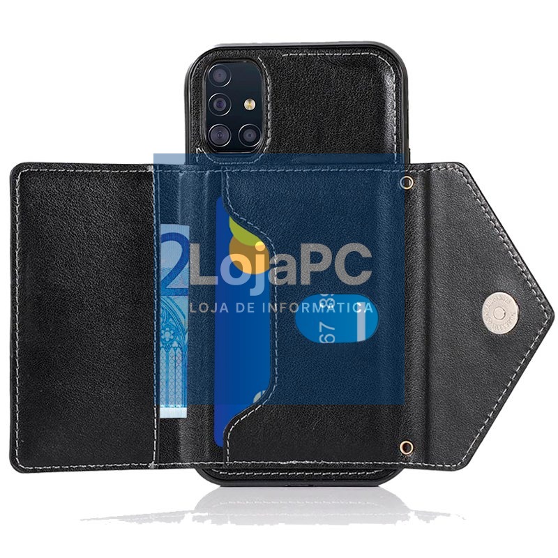 COOL Case for Samsung A515 Galaxy A51 Pendant Wallet Black — imagem 3