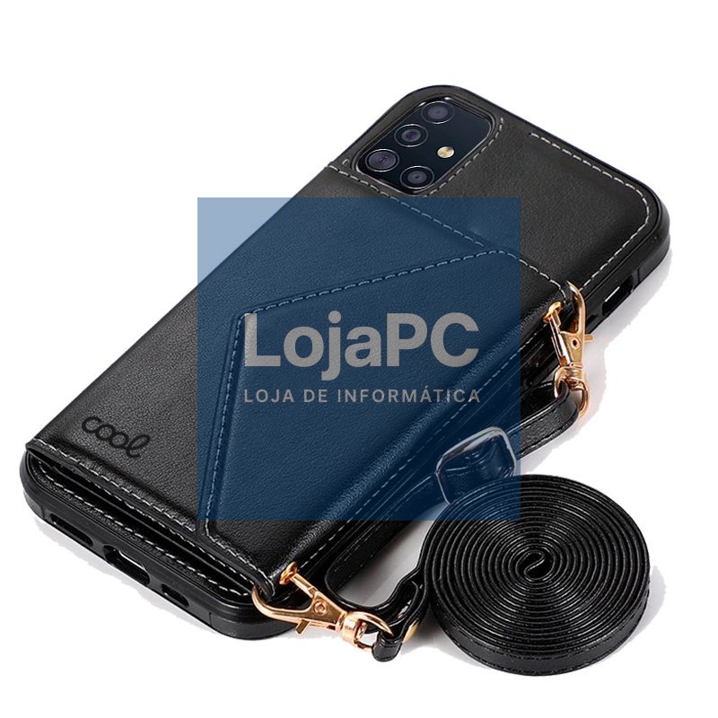 COOL Case for Samsung A515 Galaxy A51 Pendant Wallet Black — imagem 4