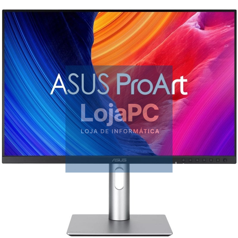 Monitor Profissional Asus ProArt Display PA248QFV 24.1'/ WUXGA/ Multimedia/ Regulável en altura/ Preto y Prateado