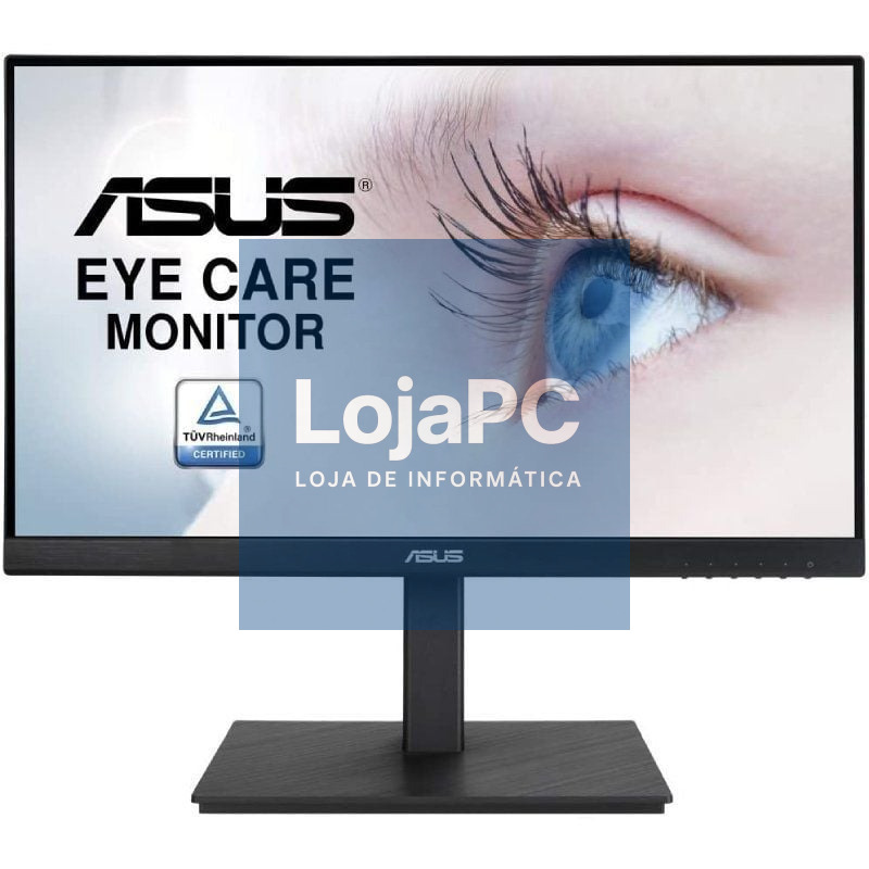 Monitor Profissional Asus VA229QSB 21.5'/ Full HD/ Multimedia/ Regulável en altura/ Preto