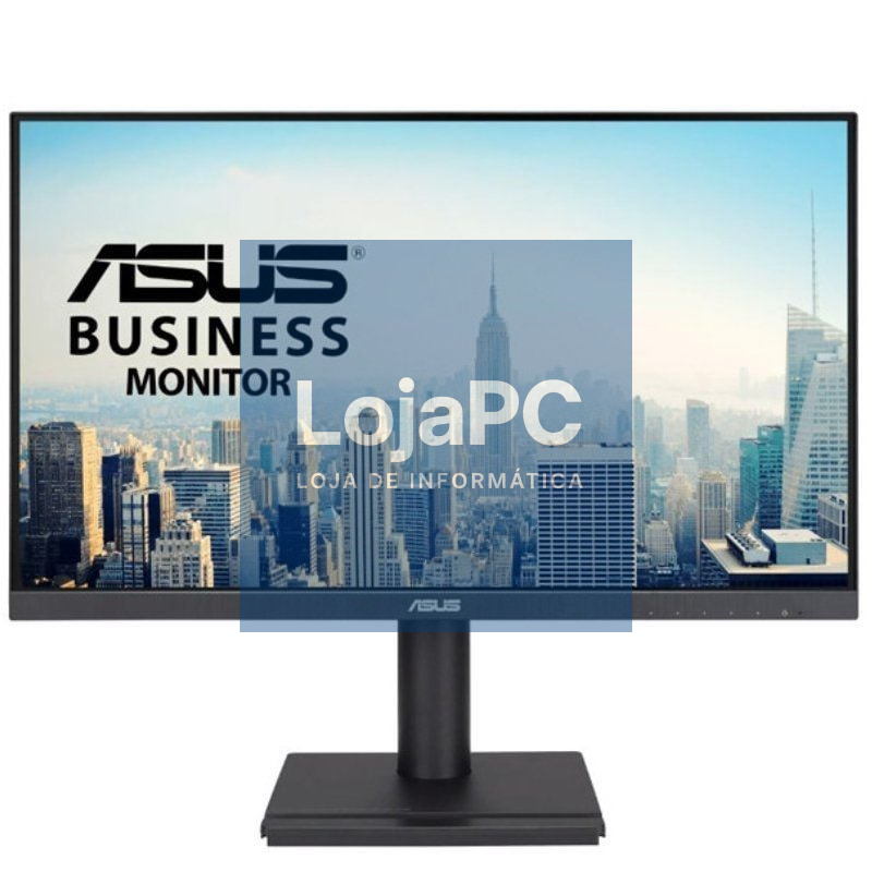 Monitor Profissional Asus VA24DQFS 23.8'/ Full HD/ Multimedia/ Regulável en altura/ Preto
