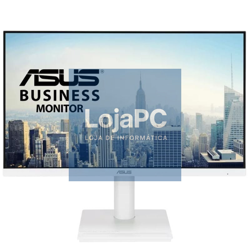 Monitor Profissional Asus VA279QGS-W 27'/ Full HD/ Multimedia/ Regulável en altura/ Branco