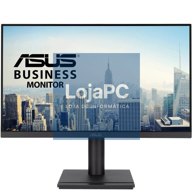 Monitor Profissional Asus VA279QGSE 27'/ Full HD/ Multimedia/ Regulável en altura/ Preto