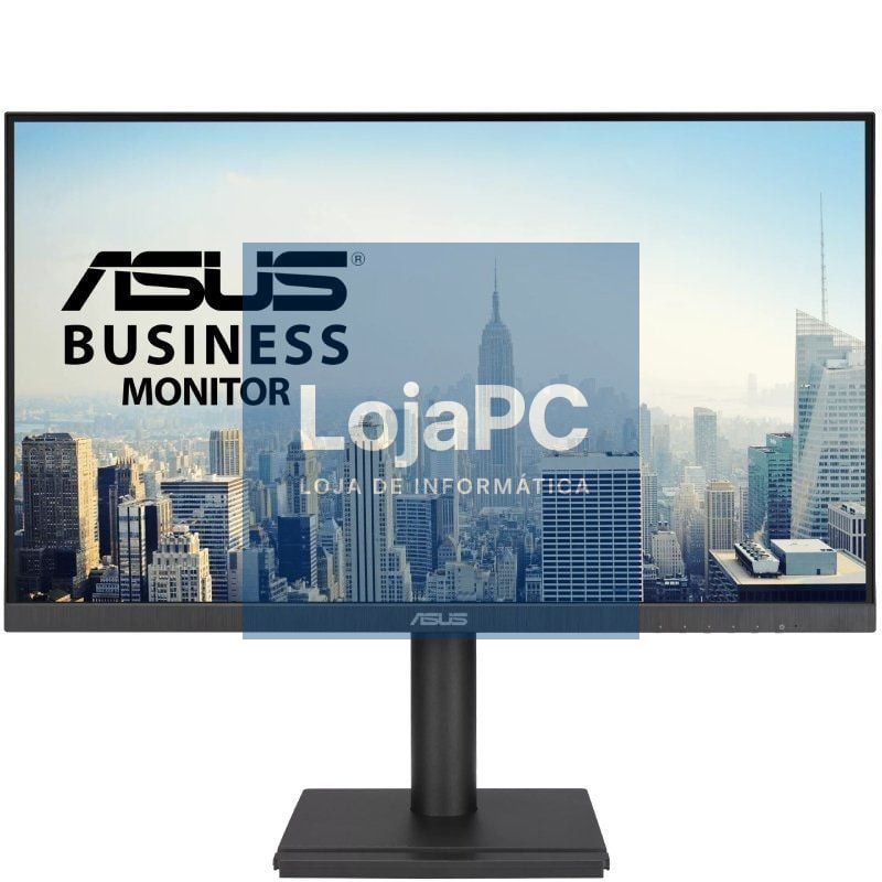 Monitor Profissional Asus VA27DQFS 27'/ Full HD/ Multimedia/ Regulável en altura/ Preto
