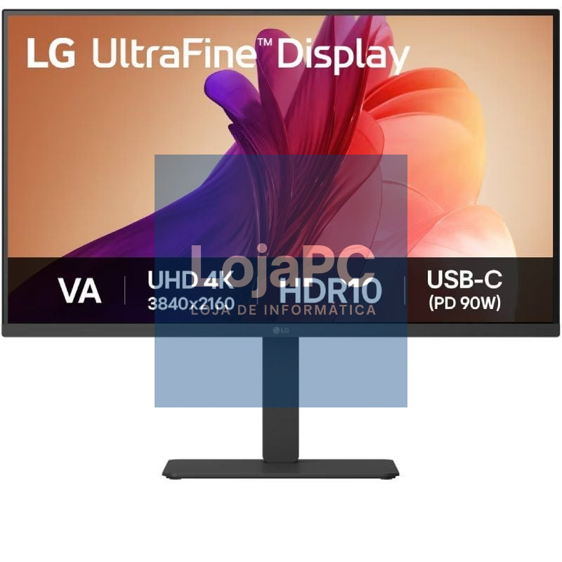 Monitor Profissional LG UltraFine 32U720A-B 31.5'/ 4K/ Multimedia/ Regulável en altura/ Preto