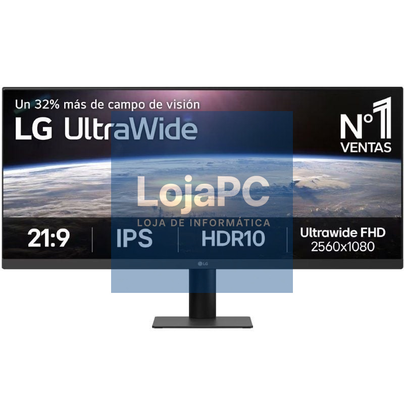 Monitor Profissional Ultrapanorámico LG UltraWide 34U511A-B 34'/ UWFHD/ Preto