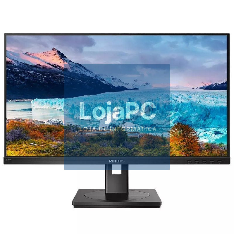 Monitor Profissional Philips S-Line 242S1AE 23.8'/ Full HD/ Multimedia/ Regulável en altura/ Preto