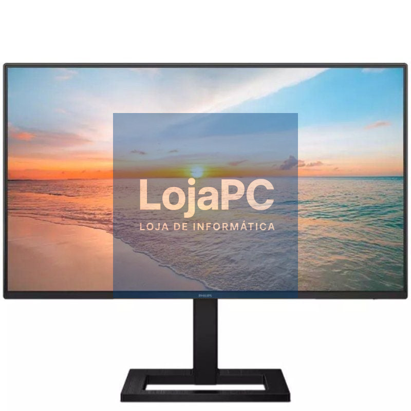 Monitor Profissional Philips 27E1N1800AE 27'/ 4K UHD/ Multimedia/ Regulável en altura/ Preto