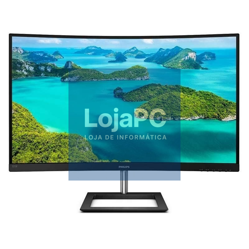 Monitor Profissional Curvo Philips E-Line 325E1C 31.5'/ QHD/ Preto