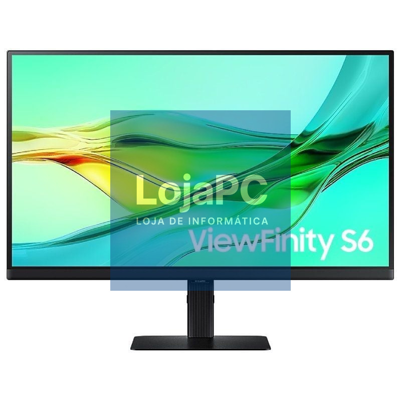 Monitor Profissional Samsung ViewFinity S6 S27D600UAU 27'/ QHD/ Regulável en altura/ Preto