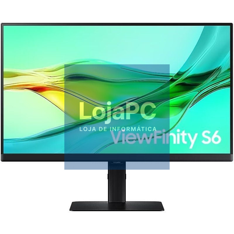 Monitor Profissional Samsung ViewFinity S6 S60UD S27D604UAU 27'/ QHD/ Regulável en Altura/ Preto