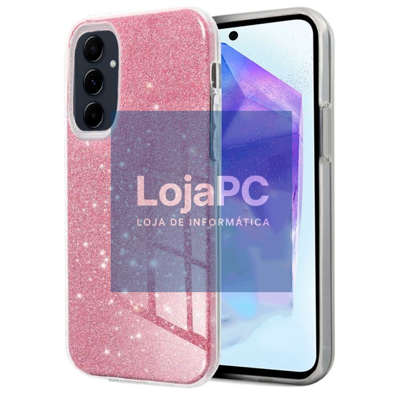 COOL case for Samsung A556 Galaxy A55 5G Glitter Pink