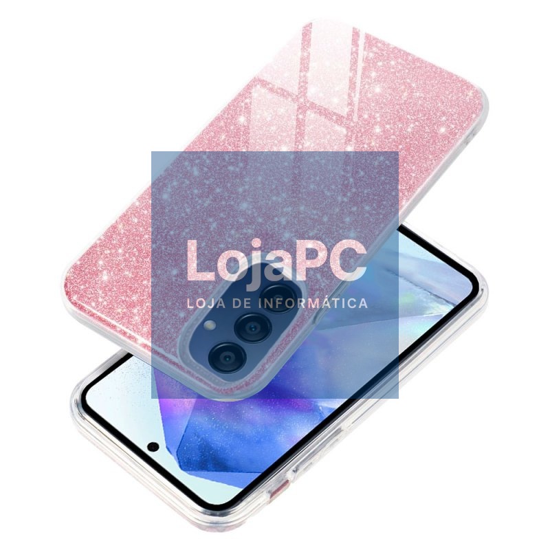 COOL case for Samsung A556 Galaxy A55 5G Glitter Pink — imagem 2