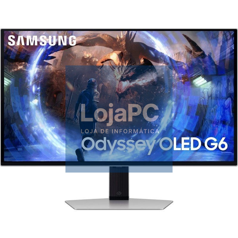 Monitor Gaming Samsung G6 Odyssey OLED S27DG602SU 27'/ QHD/ 0.03ms/ 360Hz/ Regulável en Altura/ Prateado