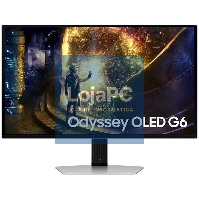 Smart Monitor Gaming Samsung OLED Odyssey G6 S27DG610SU 27'/ QHD/ 0.03ms/ 240Hz/ VA/ Regulável en altura/ Smart TV/ Prateado