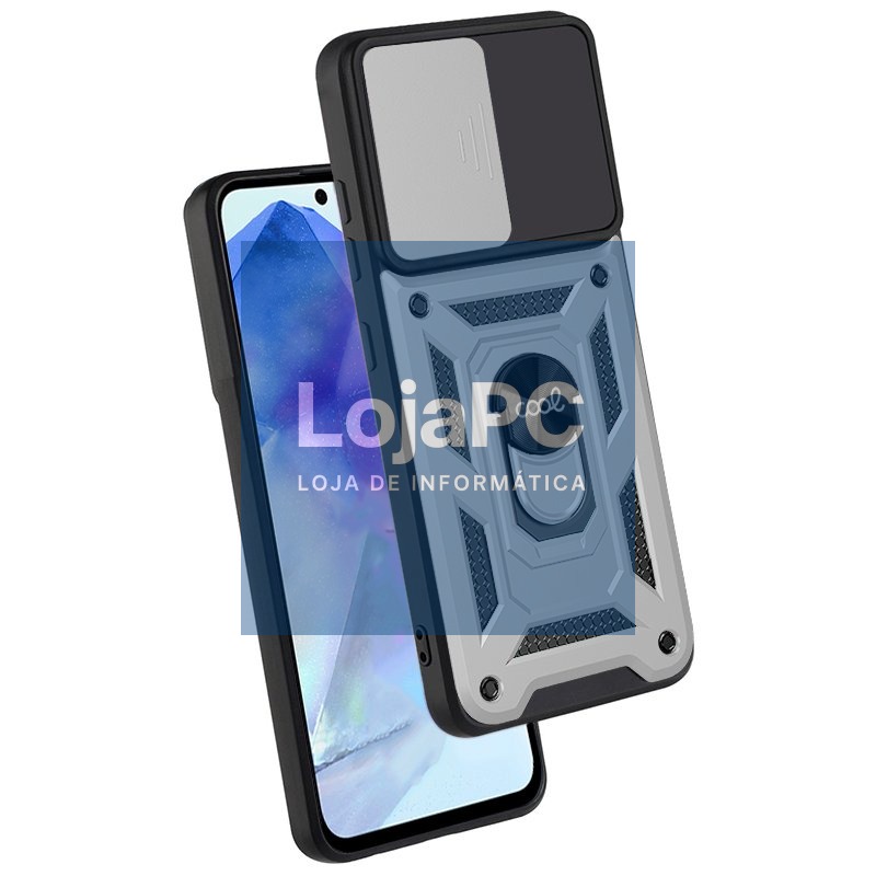 COOL Case for Samsung A556 Galaxy A55 5G Hard Ring Silver — imagem 2