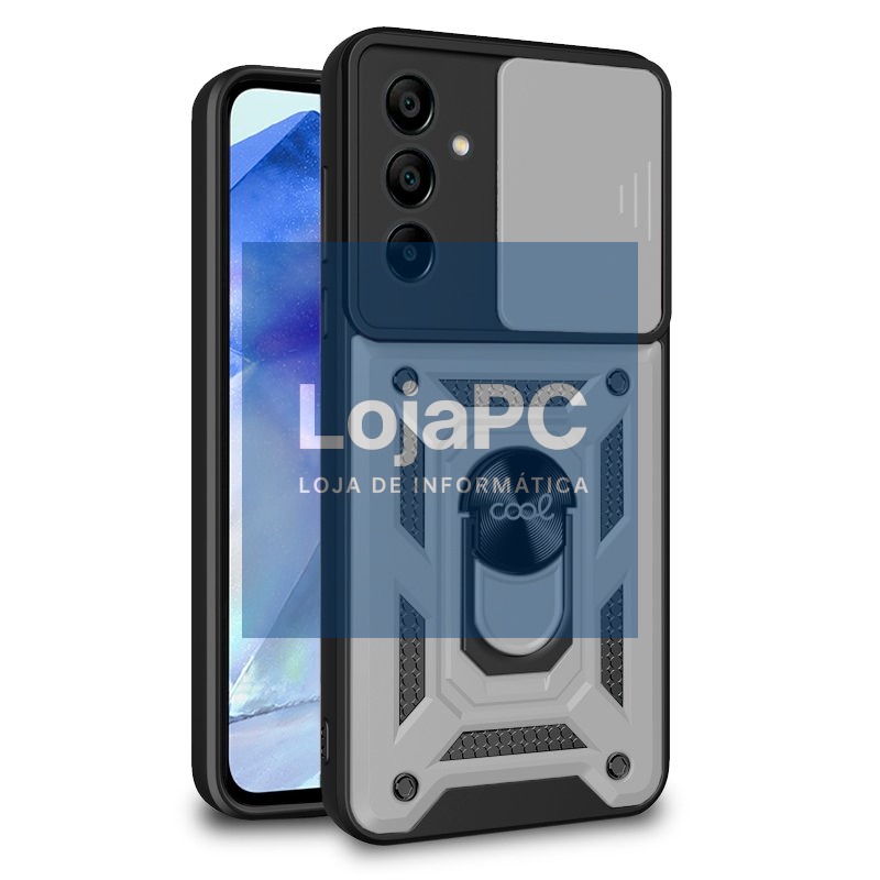 COOL Case for Samsung A556 Galaxy A55 5G Hard Ring Silver