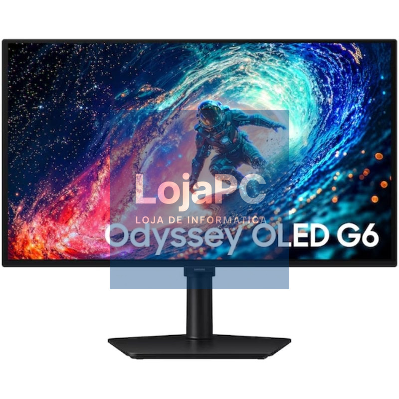 Monitor Gaming Samsung Odyssey OLED G6 G61SH S27HG612SU 27'/ QHD/ 0.03ms/ 240Hz/ QD-OLED/ Regulável en altura/ Preto