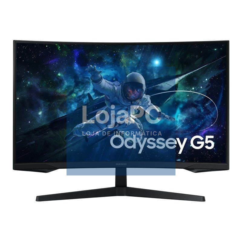 Monitor Gaming Curvo Samsung Odyssey G5 S32CG552EU 32'/ QHD/ 1ms/ 165Hz/ VA/ Preto