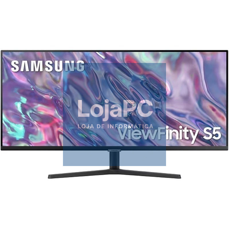 Monitor Profissional Ultrapanorámico Samsung ViewFinity S5 S34C500GAU 34'/ UWQHD/ Preto