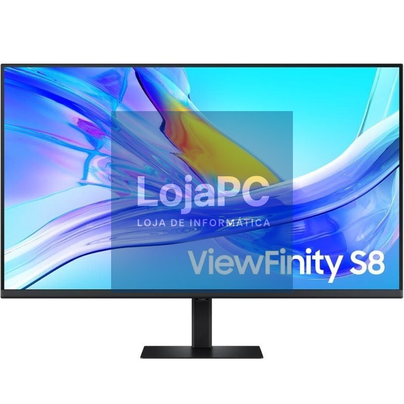 Monitor Profissional Samsung ViewFinity S8 S80UD S37D800UAU 37'/ 4K/ Regulável en altura/ Preto