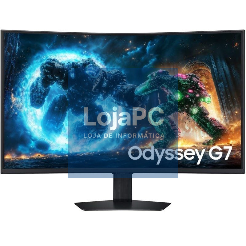 Monitor Gaming Curvo Samsung Odyssey G7 G75F 37'/ 4K/ 1ms/ 165Hz/ VA/ Regulável en altura/ Preto